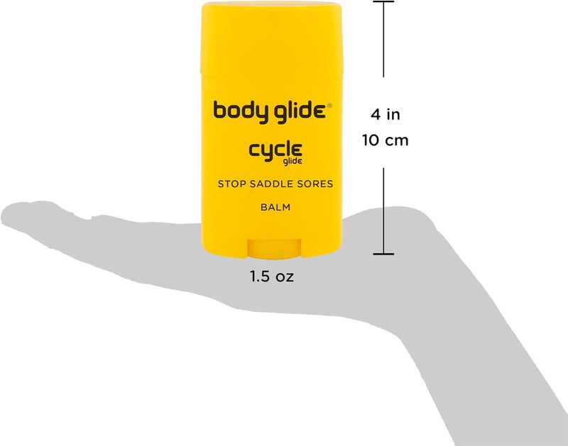 Body Glide Cycle Glide Balm - Anti Chafe Stick for Saddle Sores, 1.5oz - Image 2